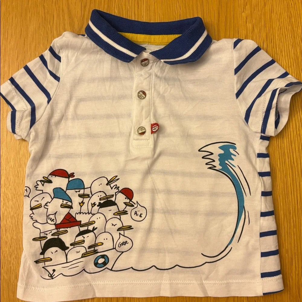Gorgeous Baby Outfit - super cute Du Pareil au Meme Set - age 9 months